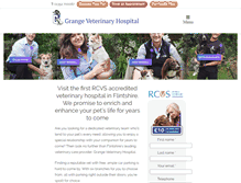 Tablet Screenshot of grangevets.com